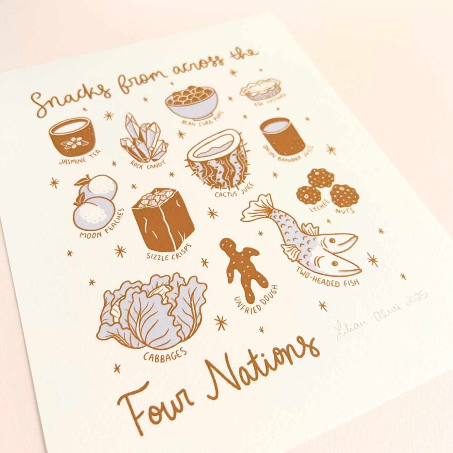 illustrations of food from avatar the last airbender