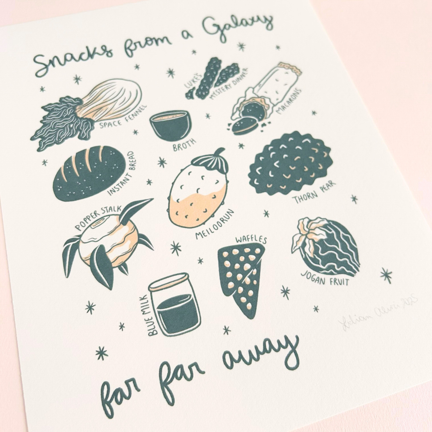 Star Wars Snacks Print