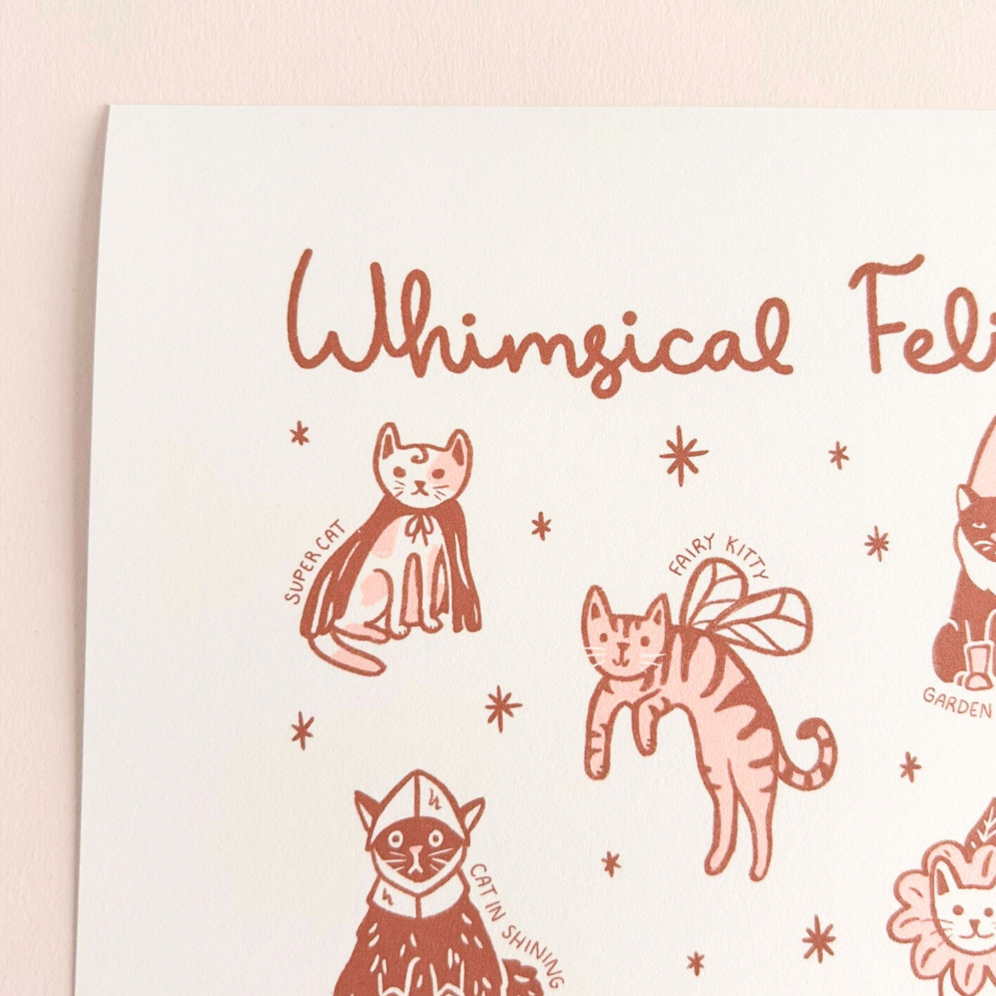 Whimsical Cats Print