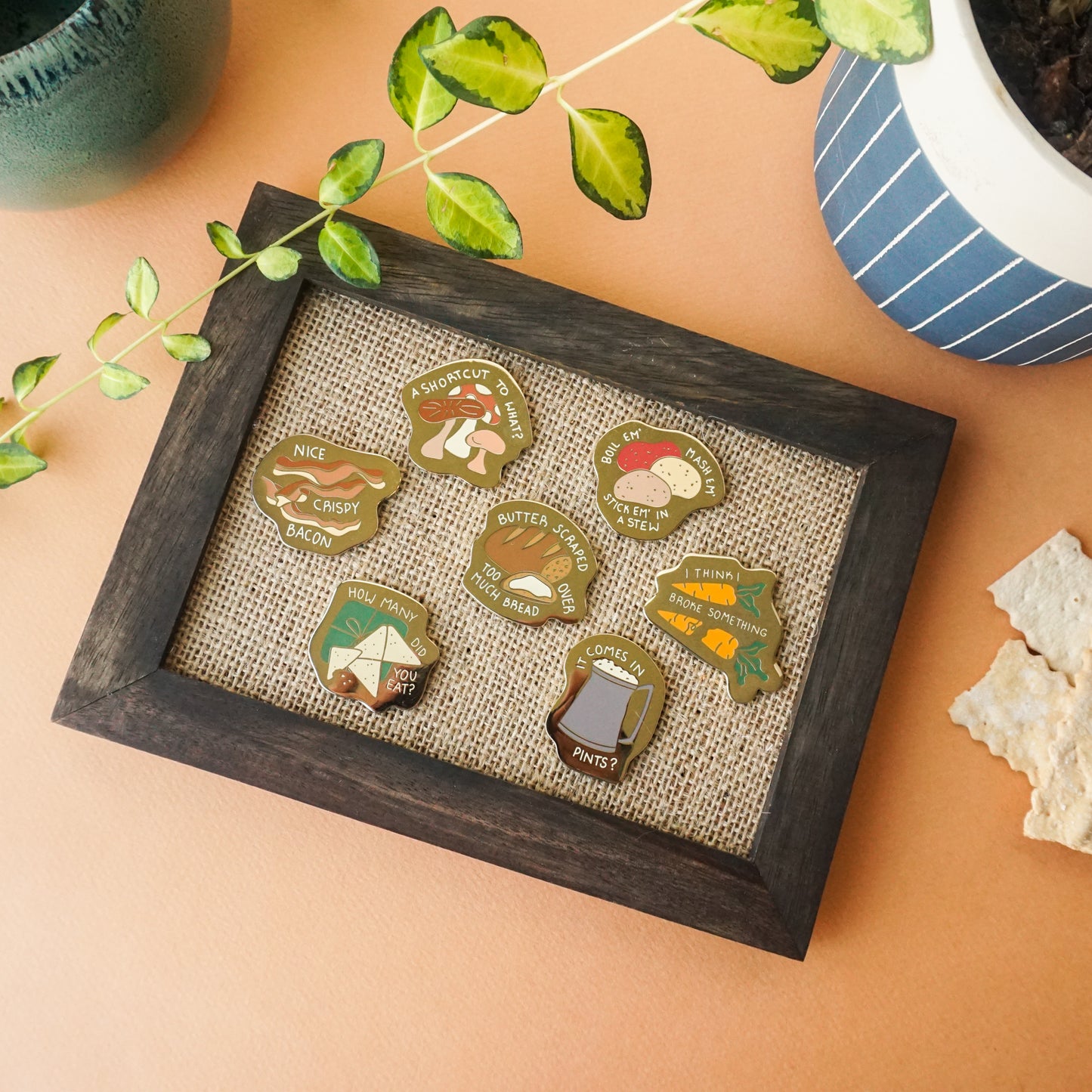 Bread and Butter Enamel Pin