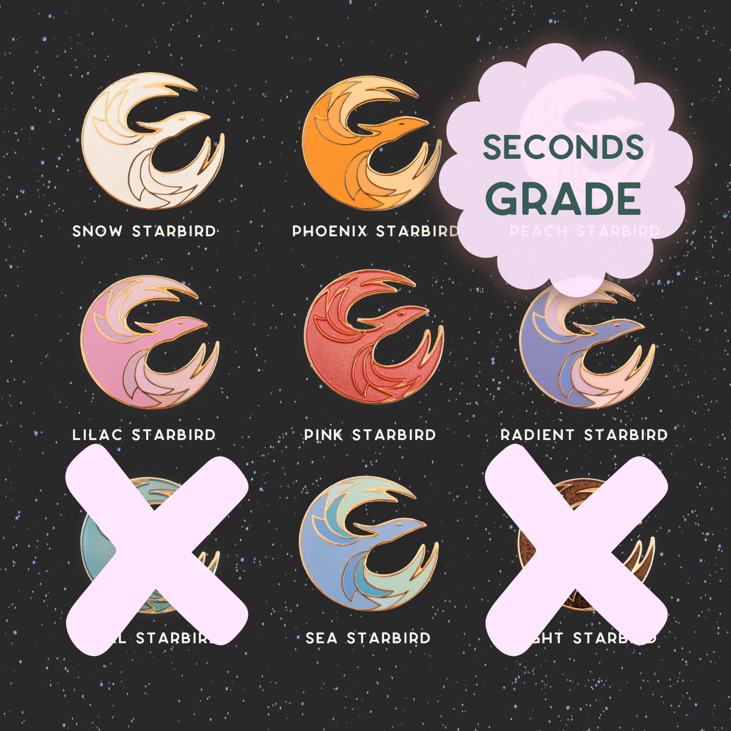 Starbird Pin Surprise Bags (Seconds Sale)
