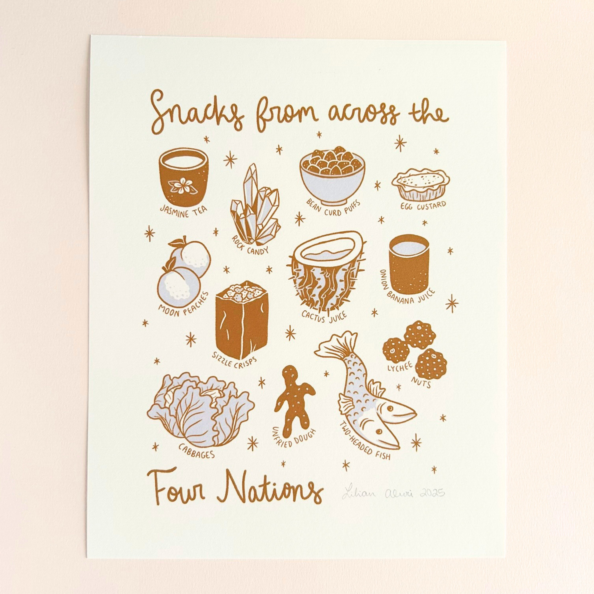 illustrations of food from avatar the last airbender