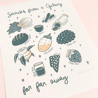 Star Wars Snacks Print