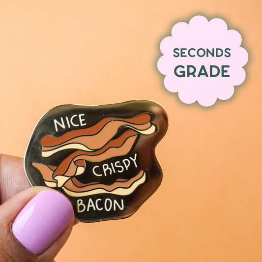 Bacon Enamel Pin (Seconds Sale)