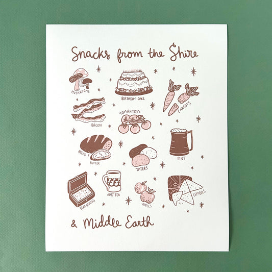 Hobbity Snacks Print