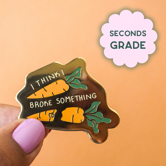 Carrots Enamel Pin (Seconds Sale)