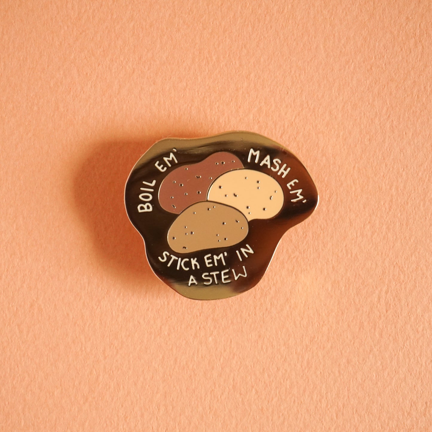 Taters Enamel Pin