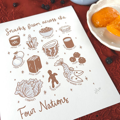 Avatar Snacks Print