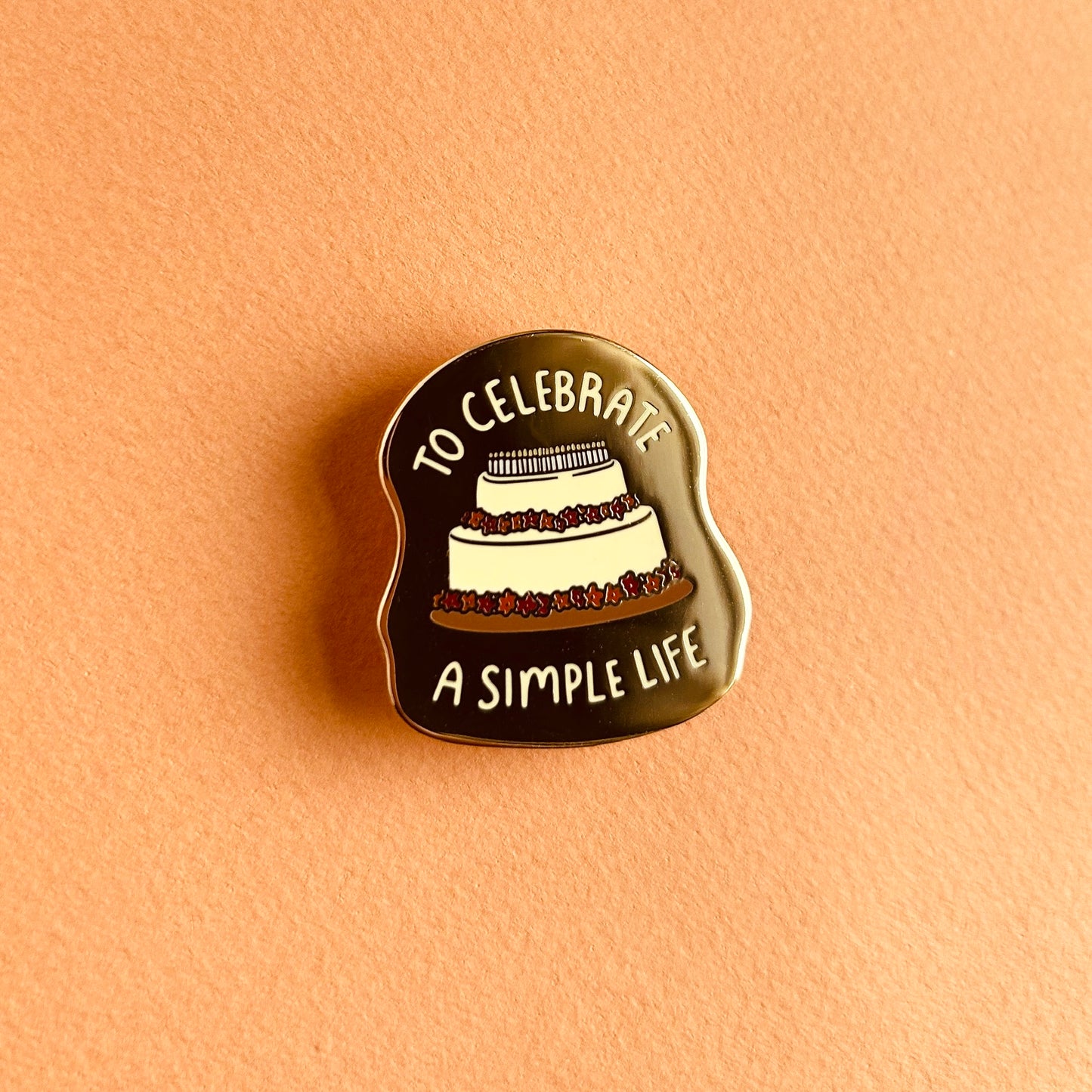 Bilbo's Birthday Cake Enamel Pin