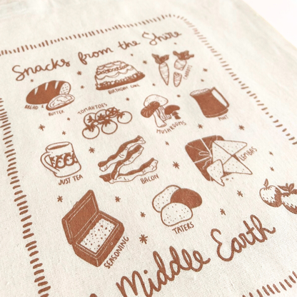 Shire Snacks Tote Bag