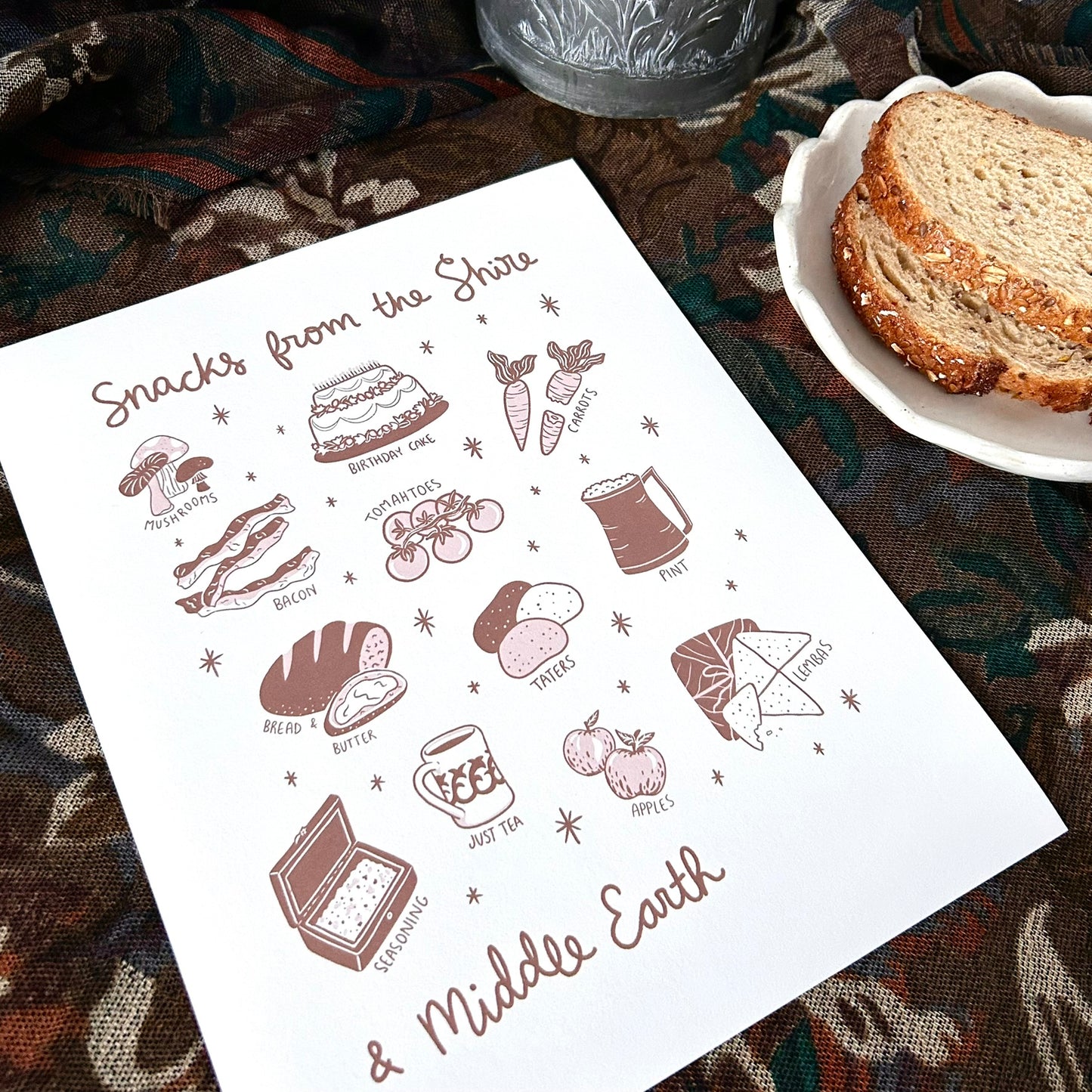 Hobbity Snacks Print