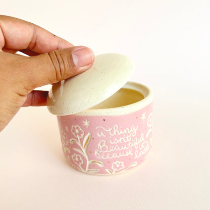 Beautiful Things Jar (Seconds Sale)