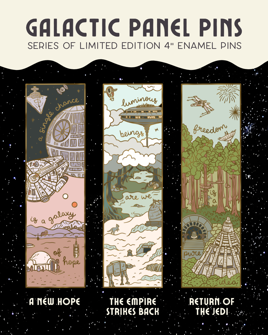 Galactic Panel Pins Pre-Order