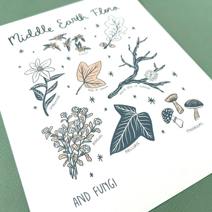 Middle Earth Plants Print